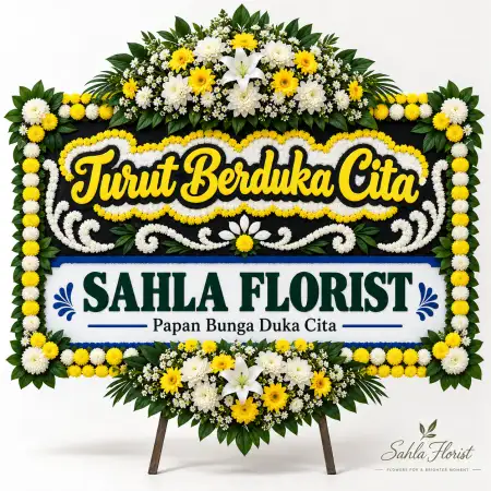 Papan Bunga Duka Kuningan
